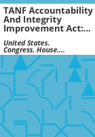 TANF_Accountability_and_Integrity_Improvement_Act